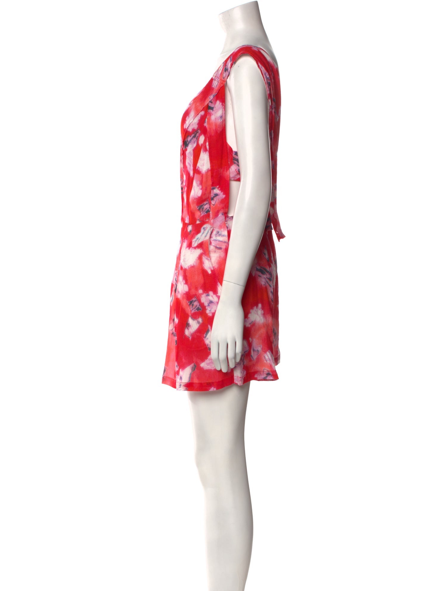 Iro Printed V-Neck Romper