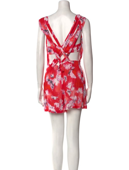 Iro Printed V-Neck Romper