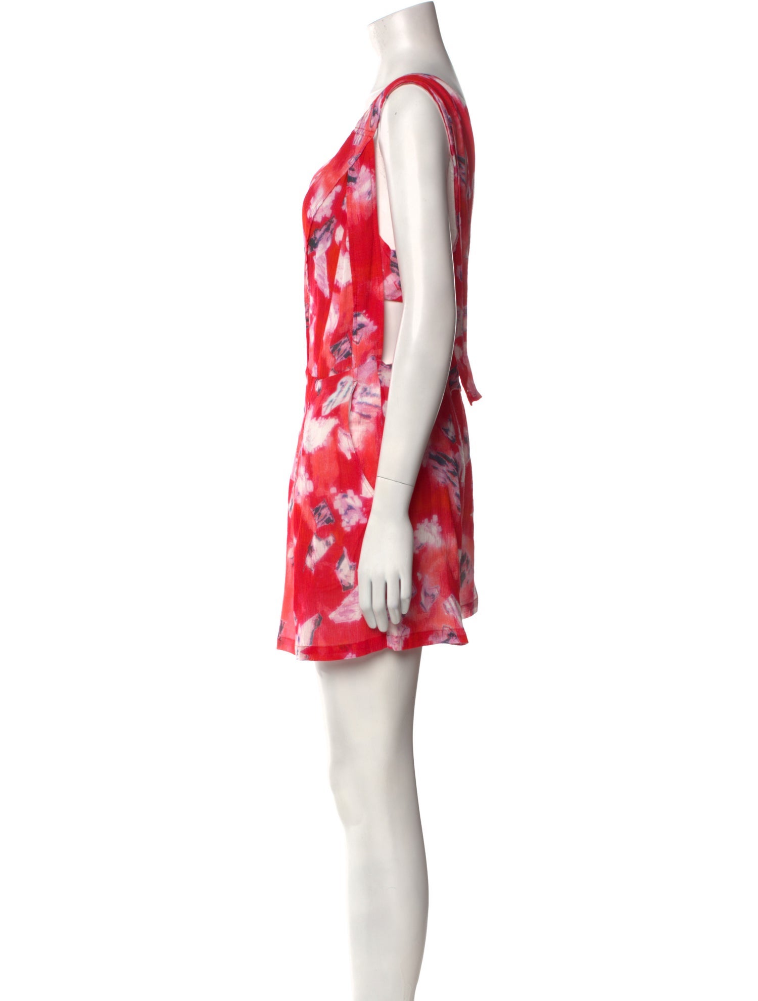 Iro Printed V-Neck Romper