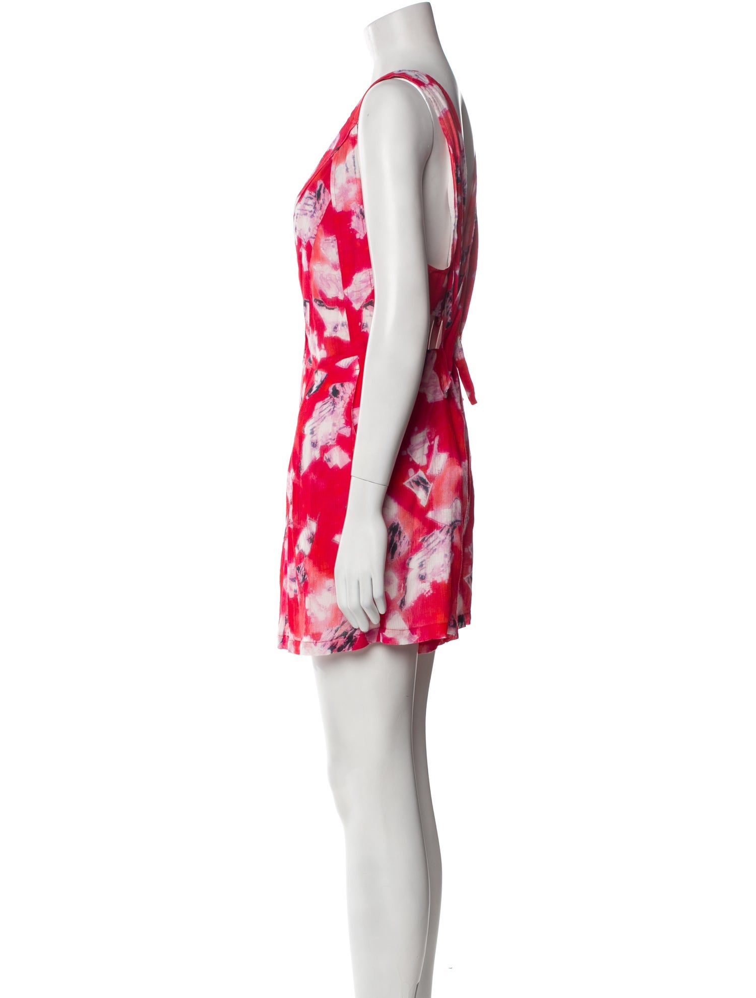 Iro Printed V-Neck Romper