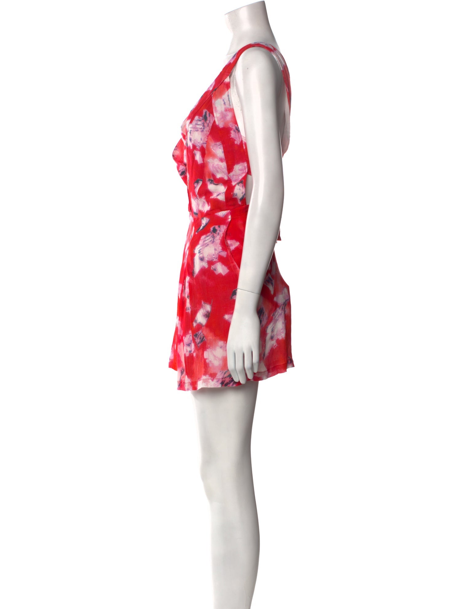 Iro Floral Print V-Neck Romper