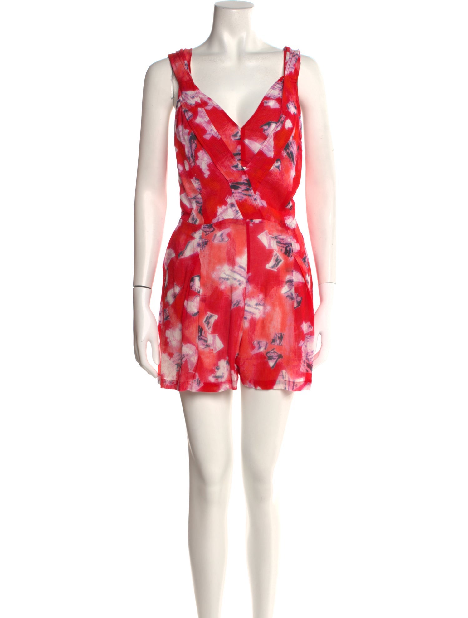 Iro Floral Print V-Neck Romper