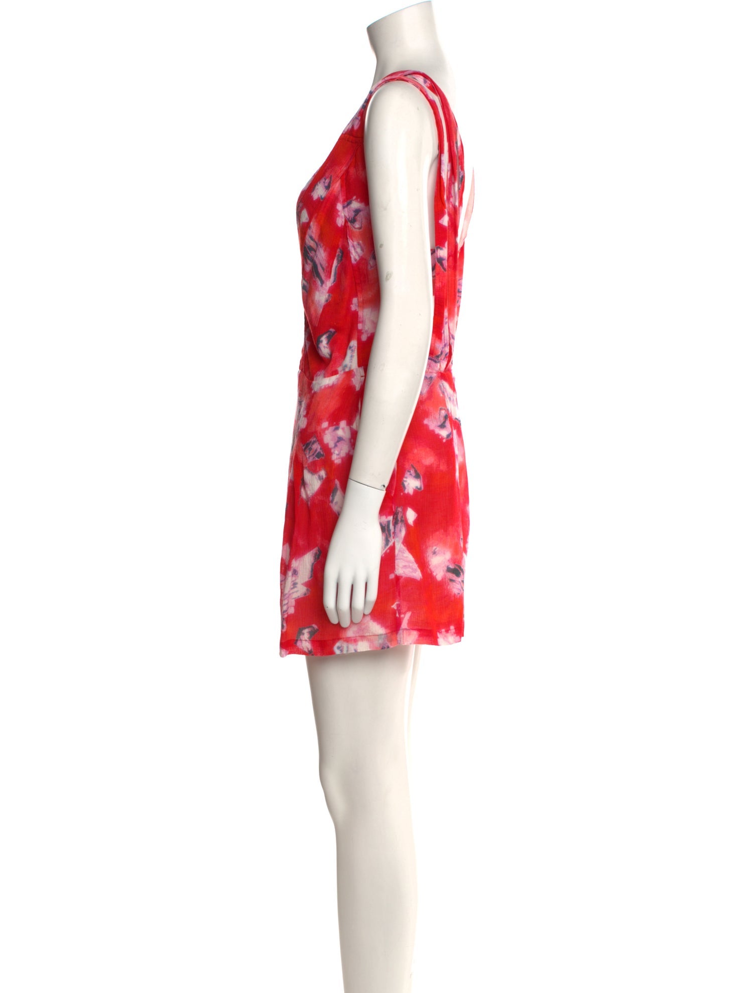 Iro Floral Print V-Neck Romper