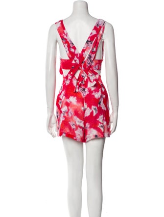 Iro Printed V-Neck Romper