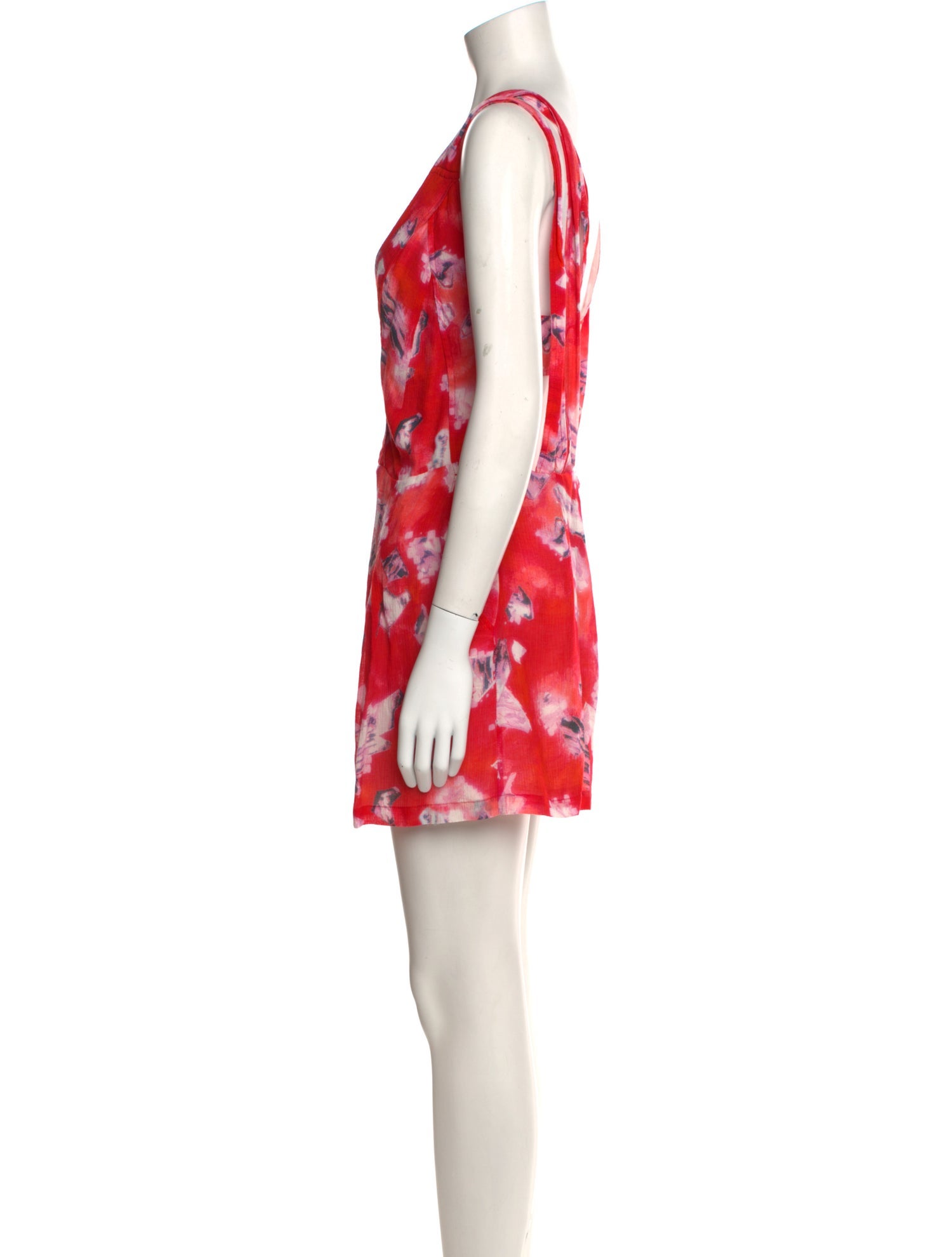 Iro Floral Print V-Neck Romper