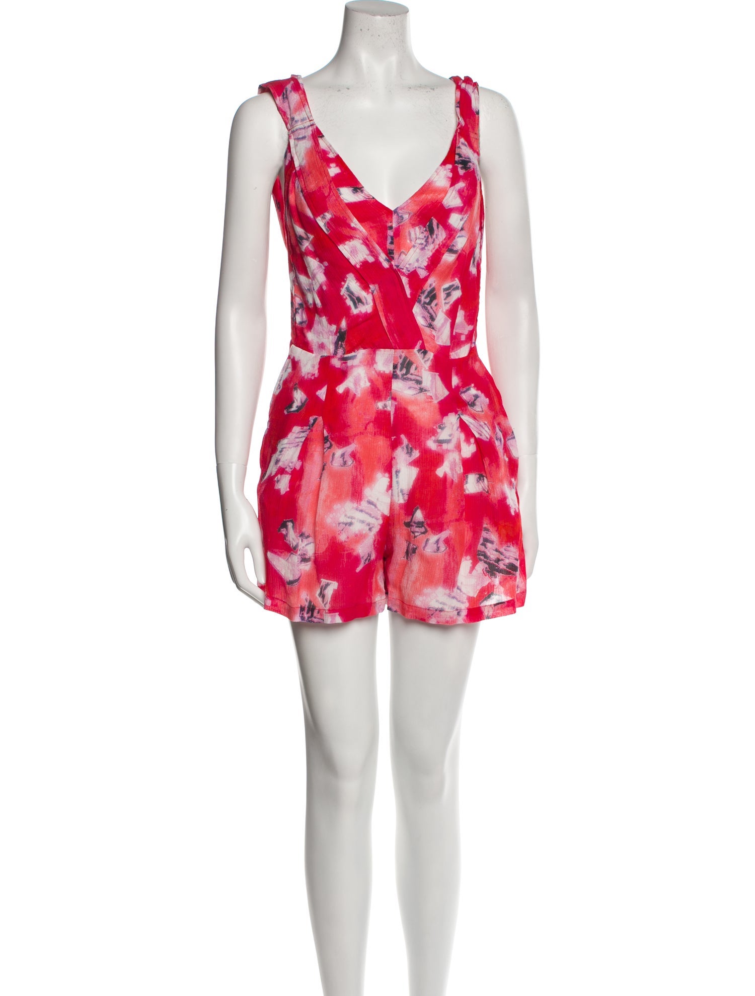Iro Printed V-Neck Romper