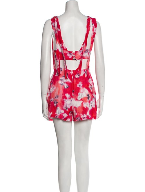Iro Printed V-Neck Romper