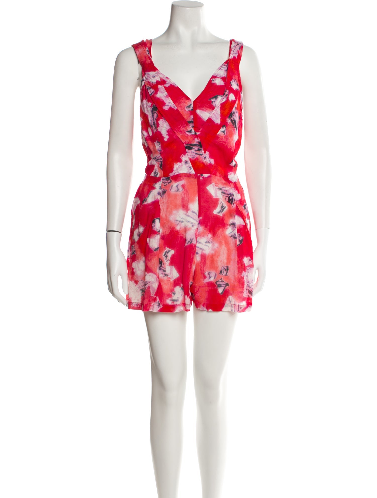 Iro Printed V-Neck Romper