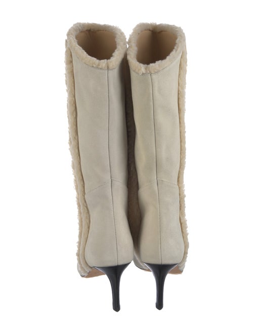 Iro Suede Fur Trim Boots