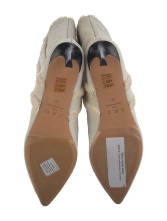 Iro Suede Fur Trim Boots
