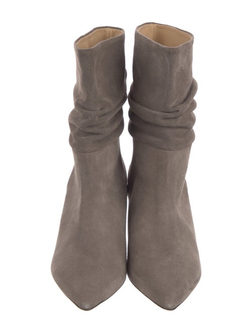 Iro Suede Pleated Accents Slouch Boots