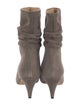 Iro Suede Pleated Accents Slouch Boots