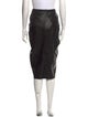 Iro Lamb Leather Midi Length Skirt