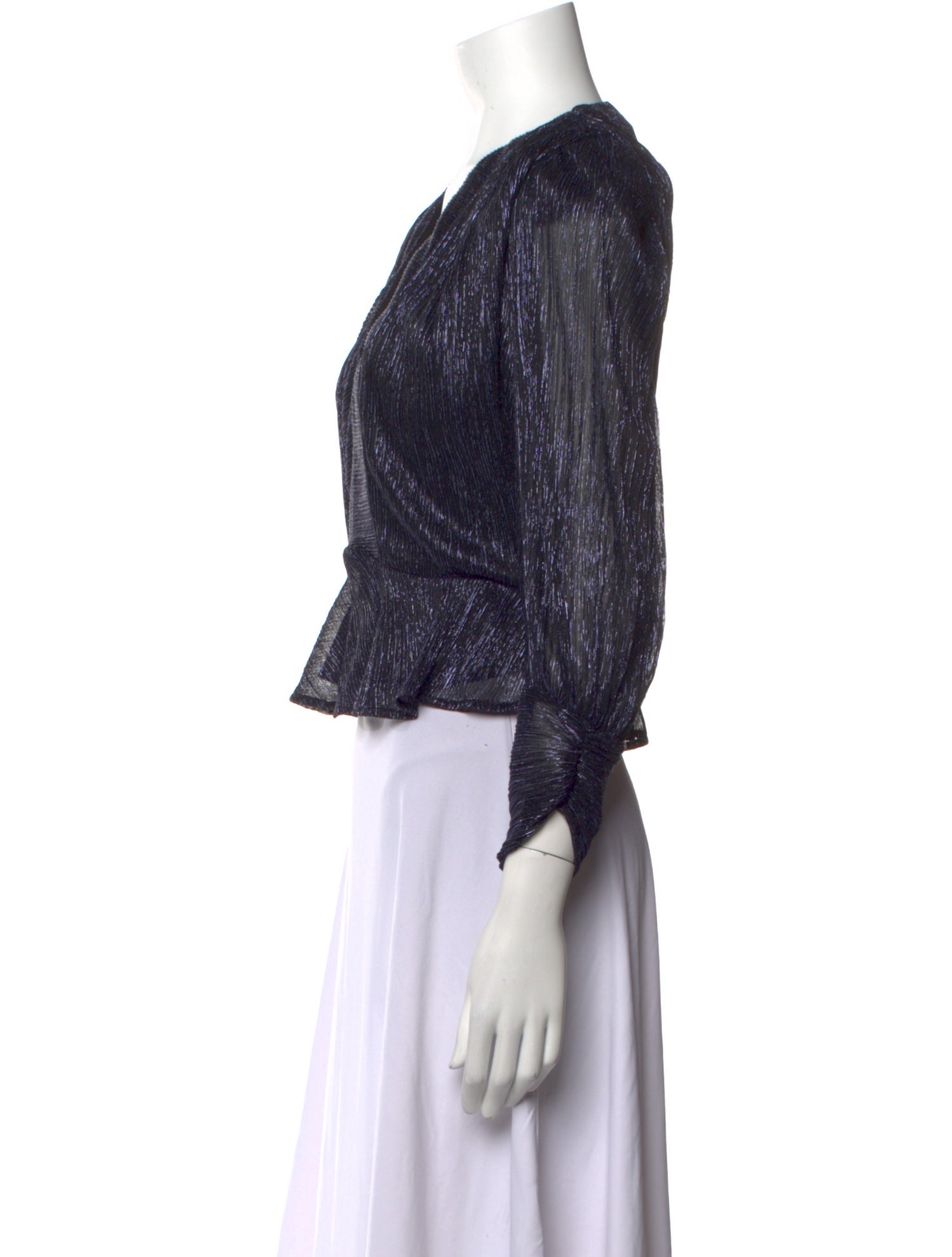 Iro Printed V-Neck Crop Top w/ Tags