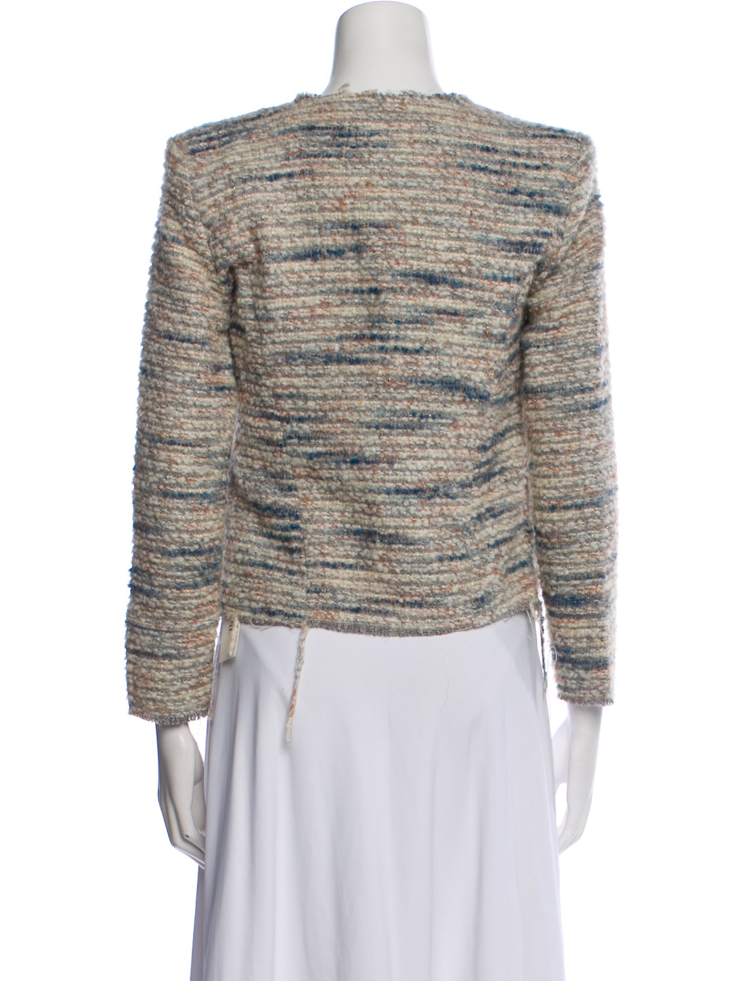 Iro Wool Tweed Pattern Jacket