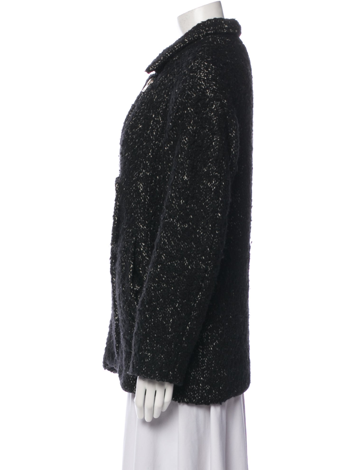 Iro Virgin Wool Tweed Pattern Jacket