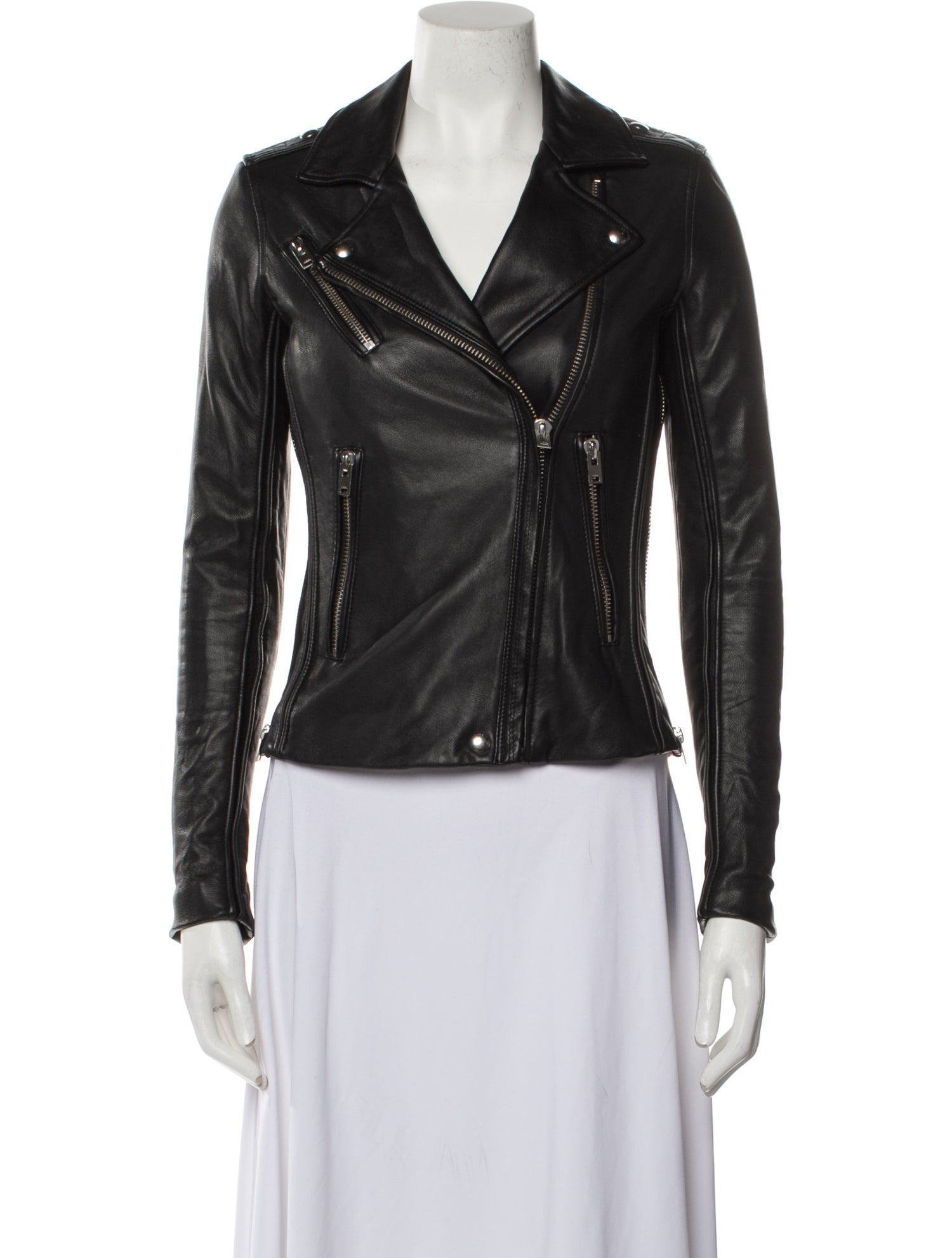 Iro Lamb Leather Biker Jacket