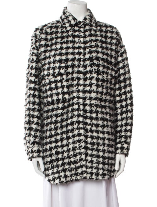 Iro Houndstooth Print Coat