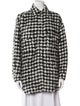 Iro Houndstooth Print Coat