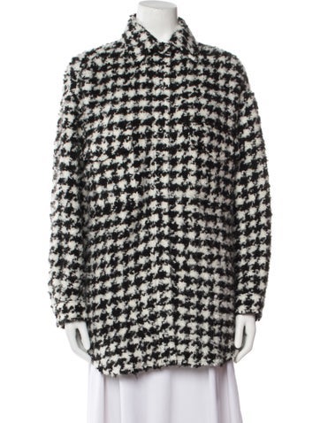 Iro Coats Houndstooth Print Coat S