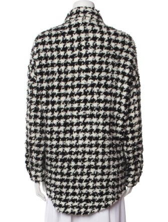 Iro Houndstooth Print Coat