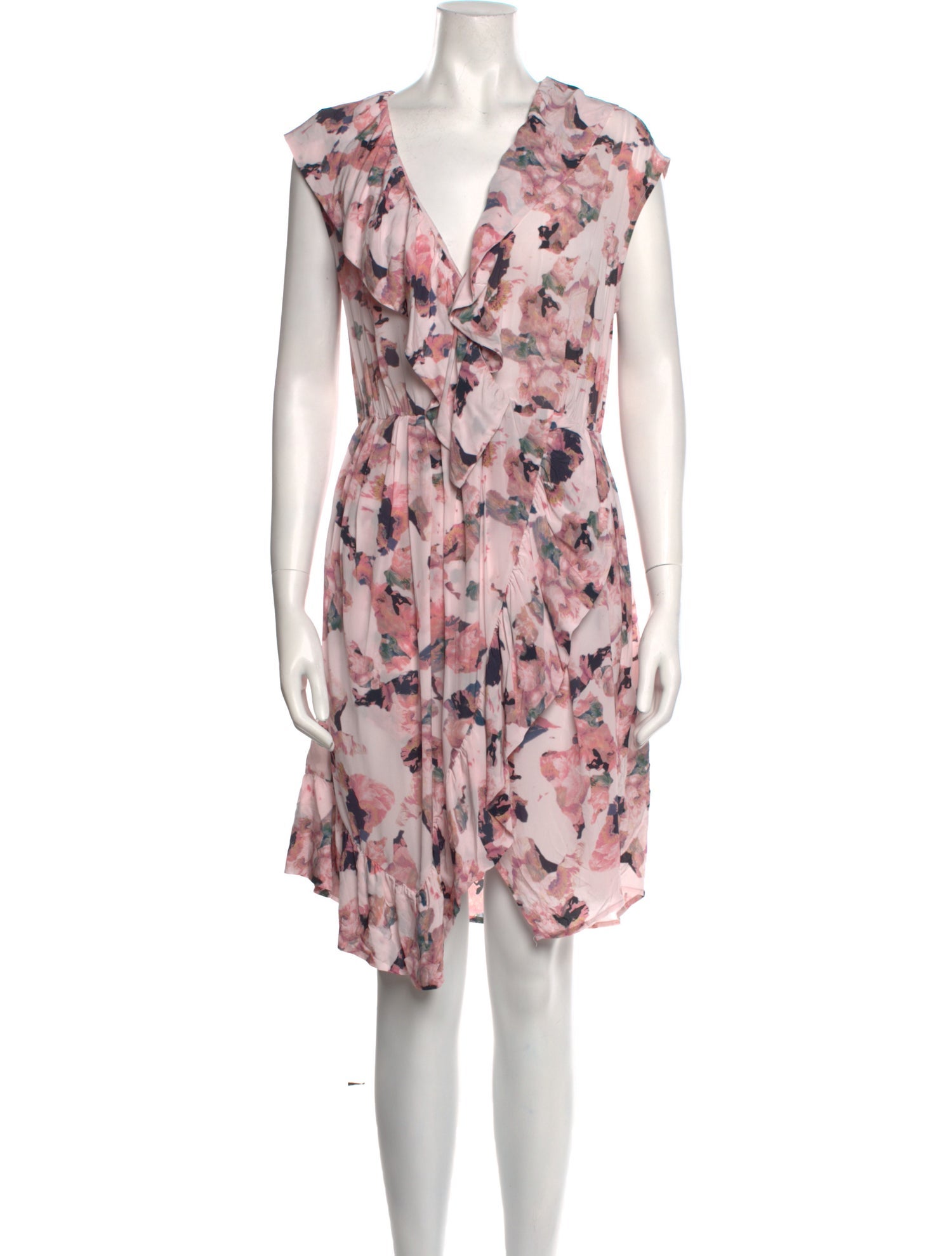 Iro Silk Knee-Length Dress