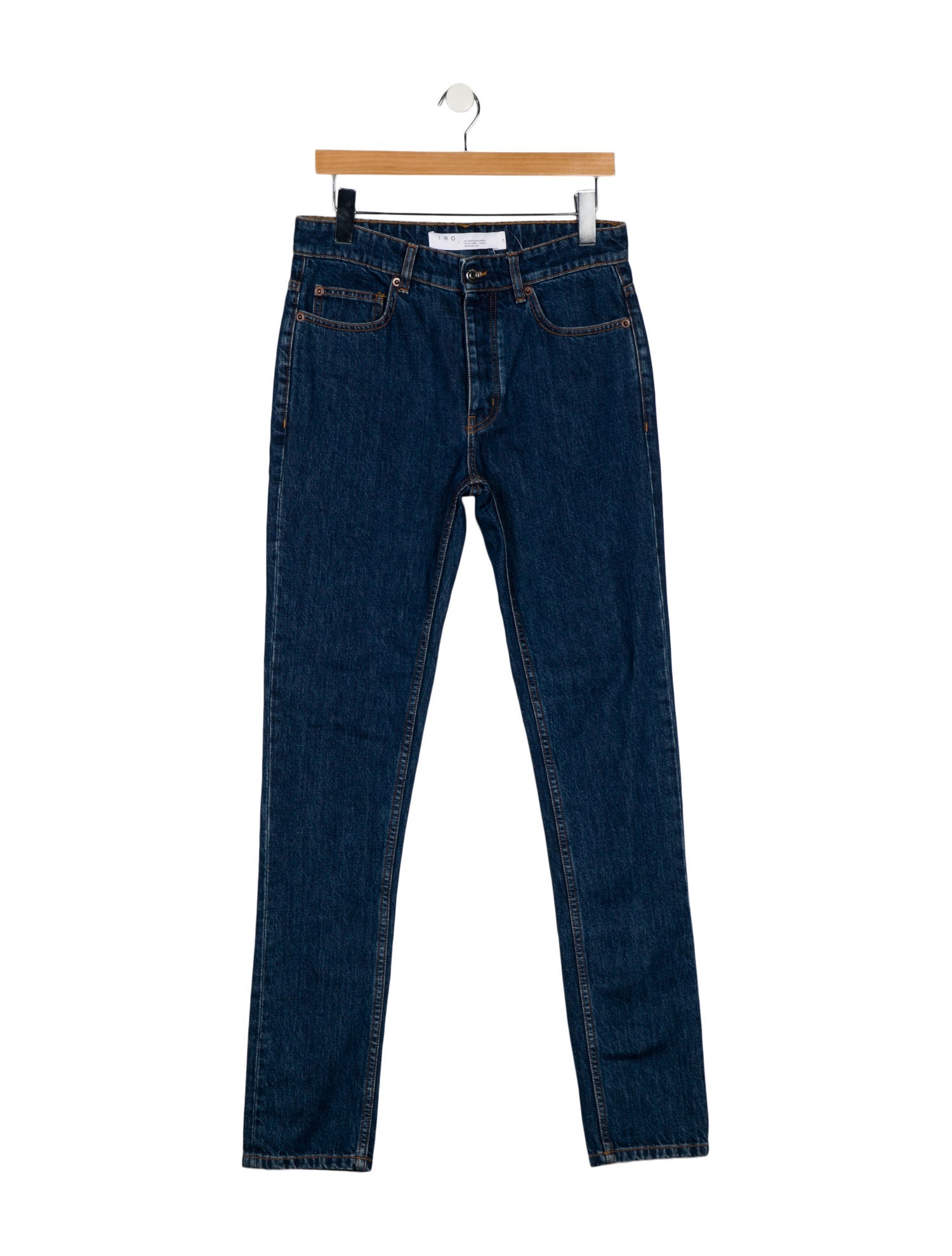 Iro High-Rise Straight Leg Jeans