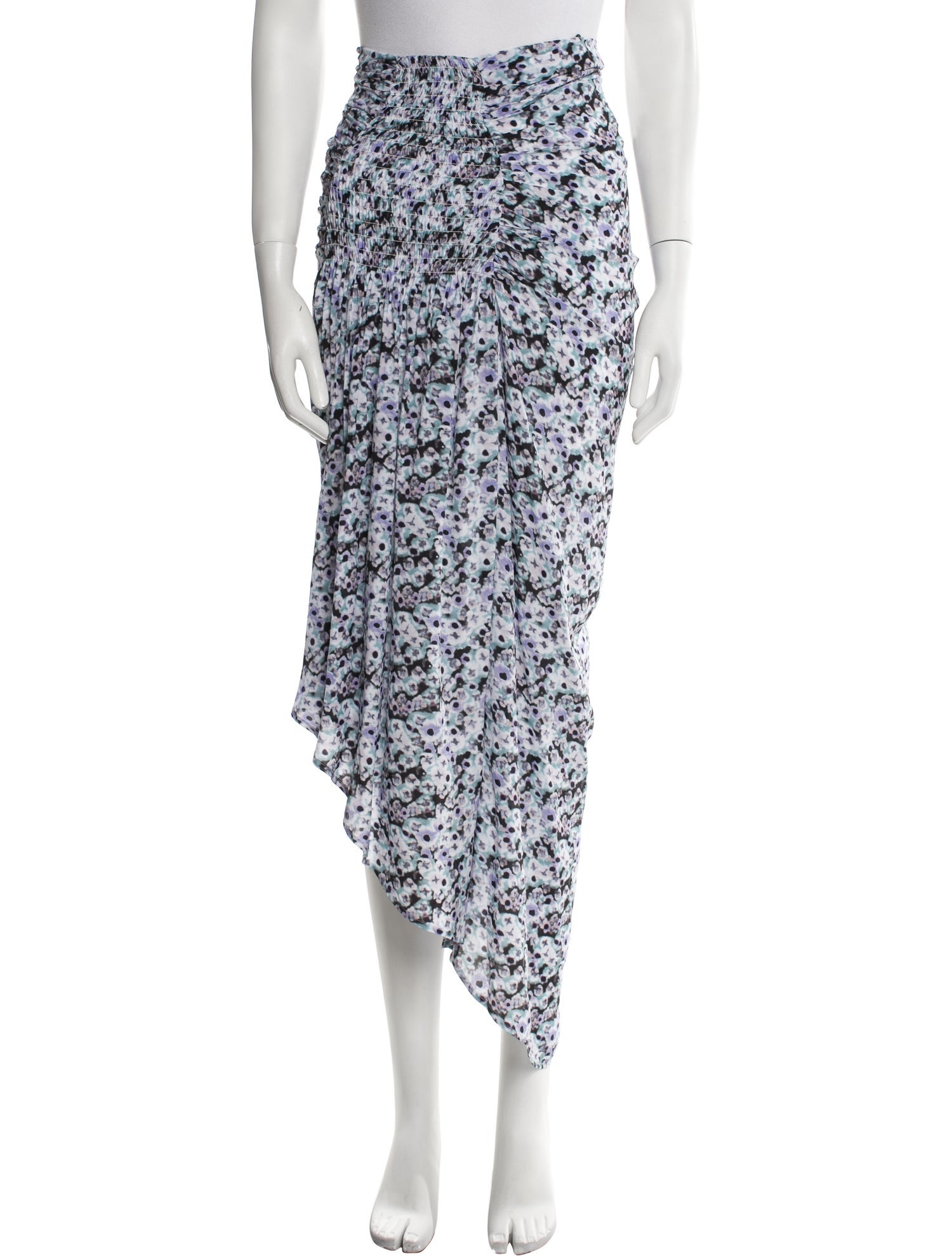 Iro Floral Print Midi Length Skirt