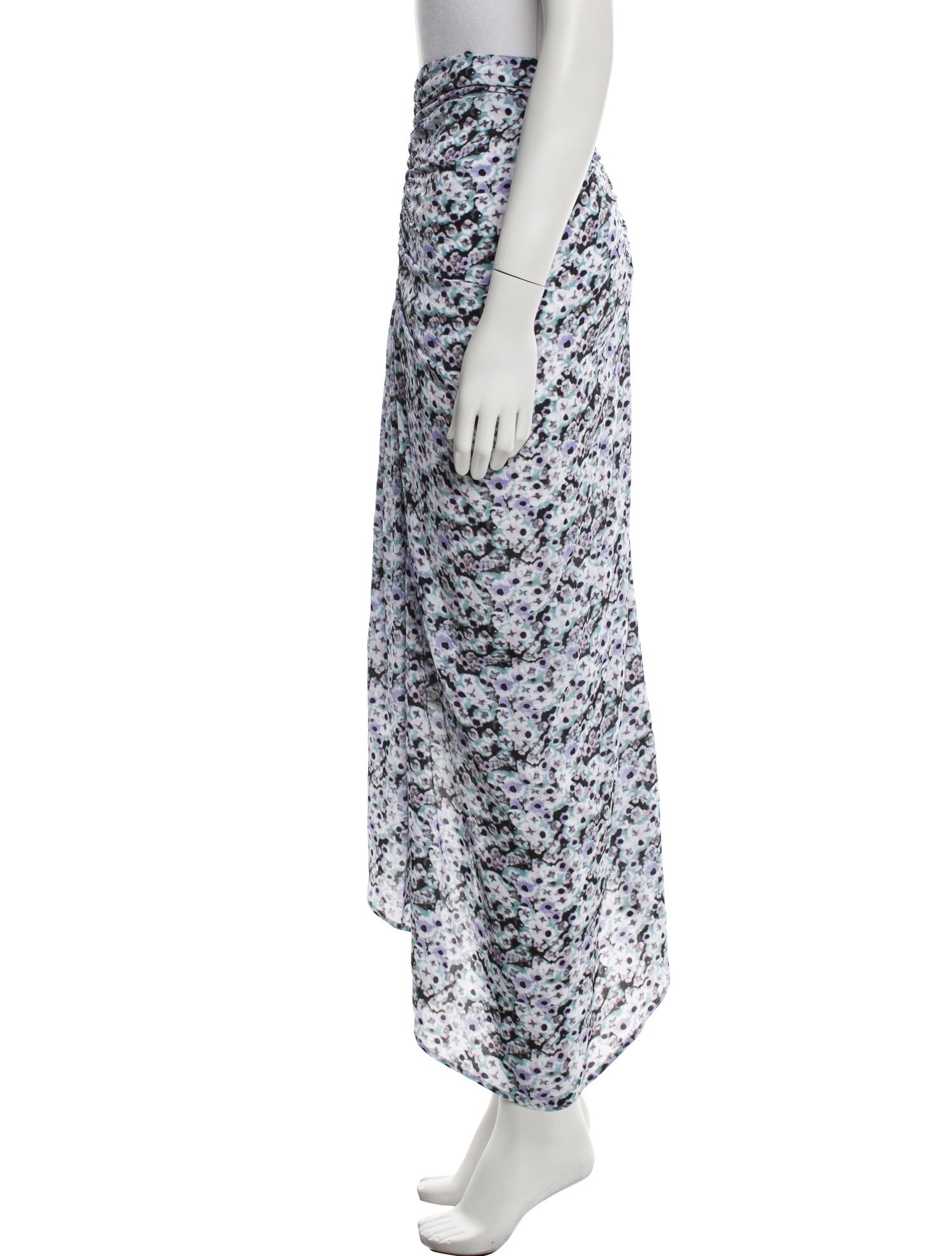 Iro Floral Print Midi Length Skirt