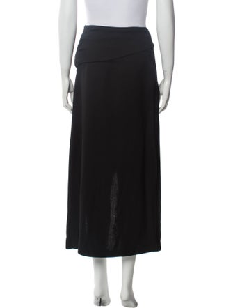 Iro Pleated Accents Midi Length Skirt