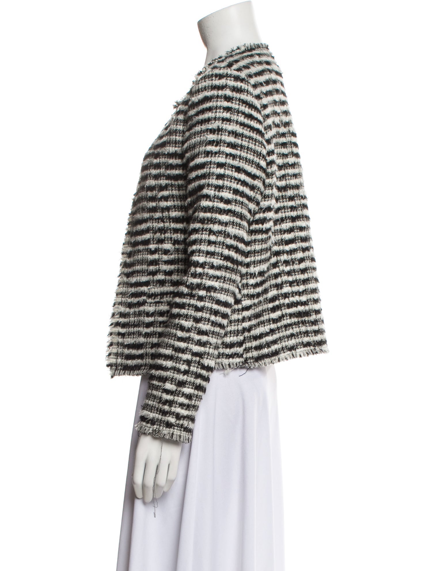 Iro Wool Striped Evening Jacket