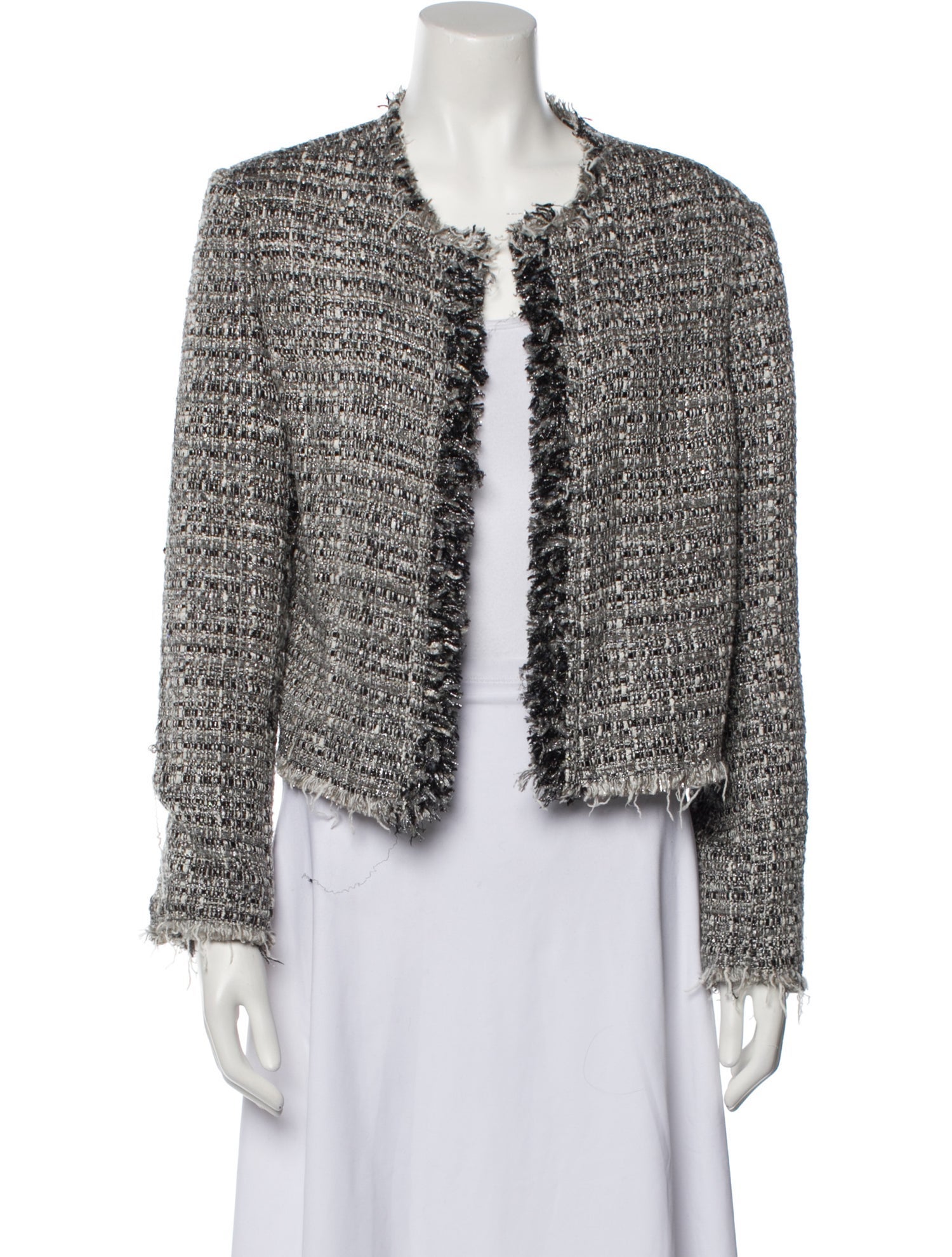 Iro Tweed Pattern Evening Jacket