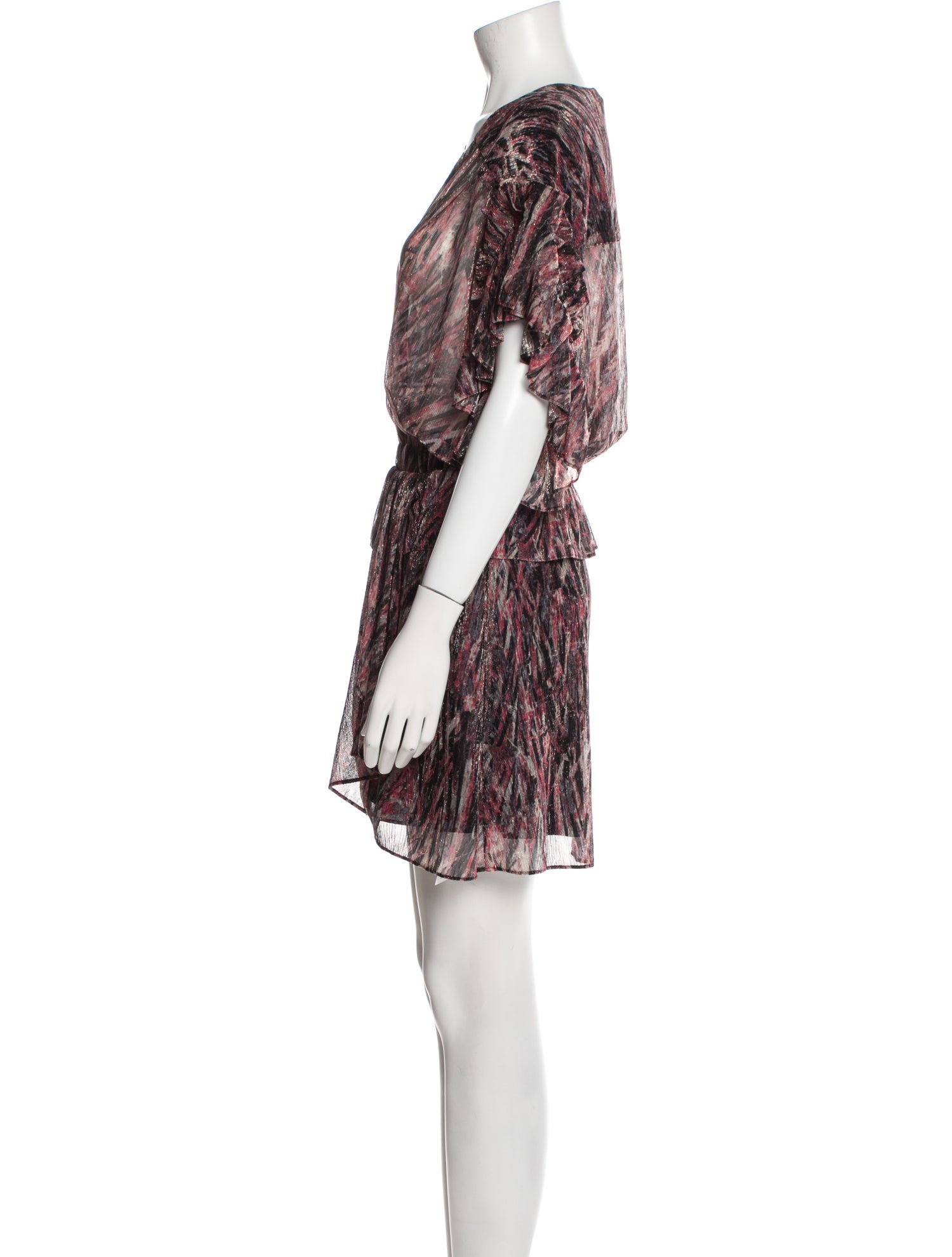 Iro Printed Mini Dress