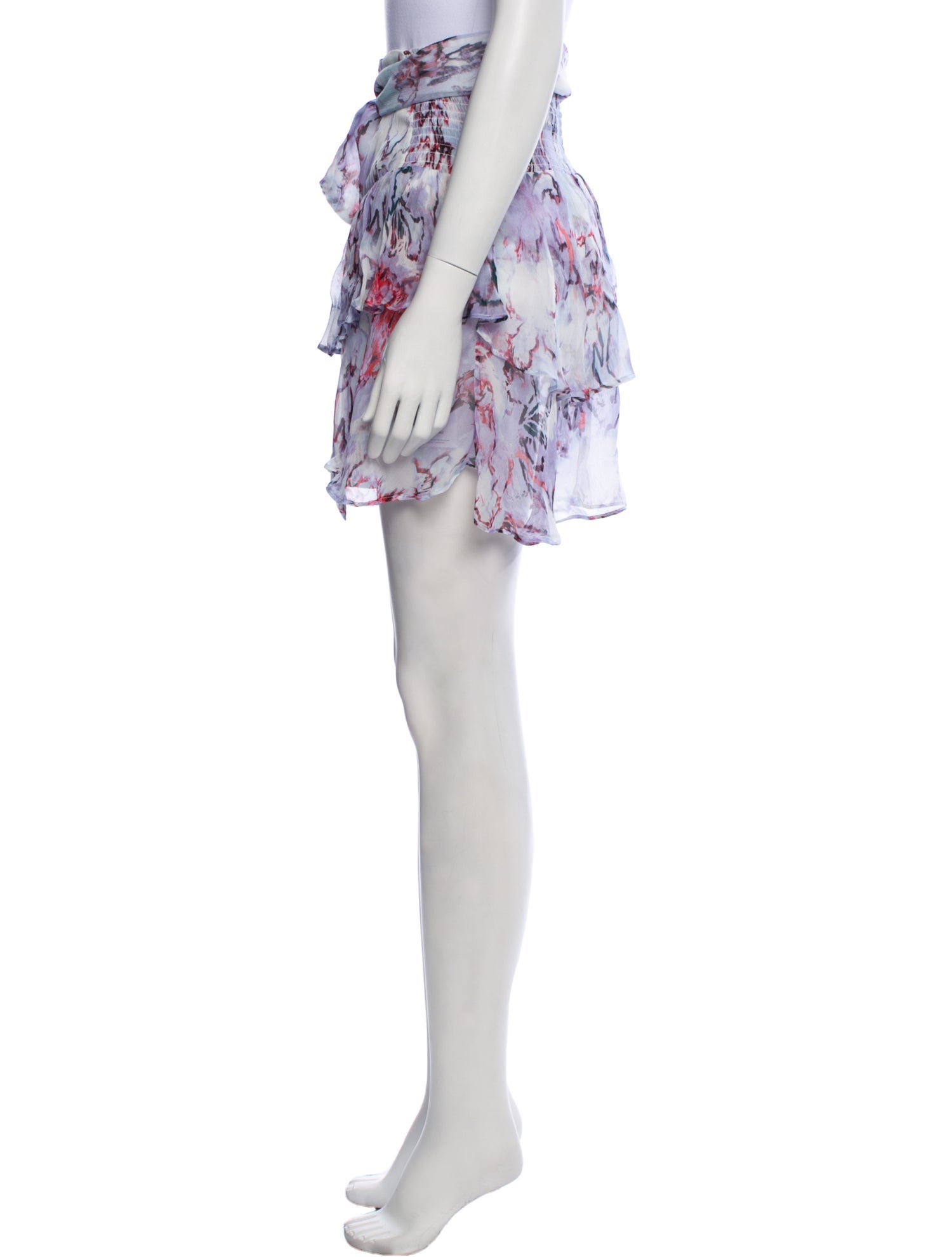 Iro Floral Print Knee-Length Skirt