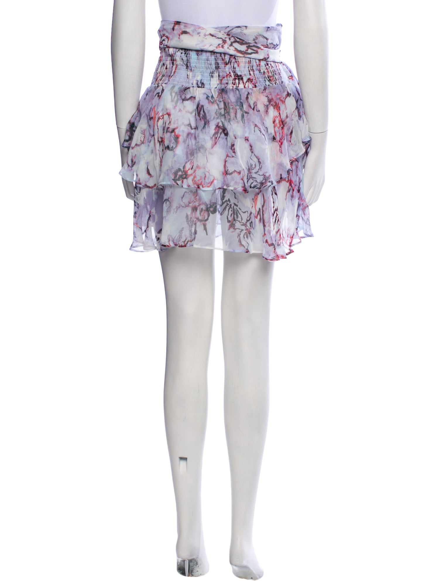 Iro Floral Print Knee-Length Skirt