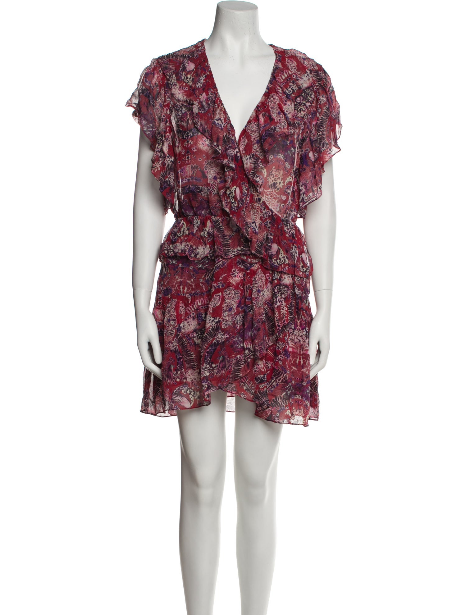 Iro Printed Mini Dress