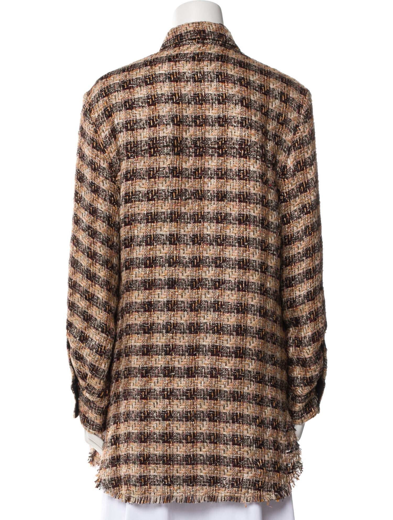 Iro Linen Houndstooth Print Jacket