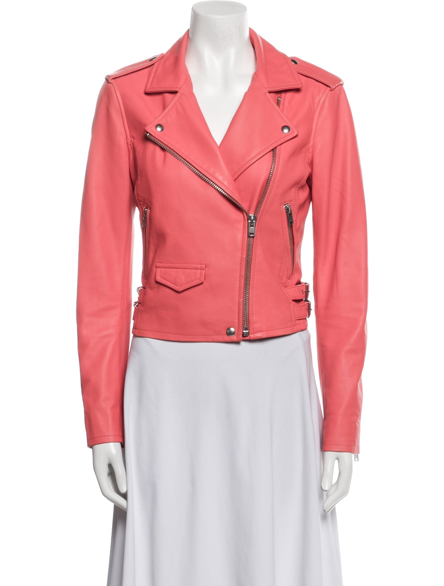 Iro Lamb Leather Biker Jacket