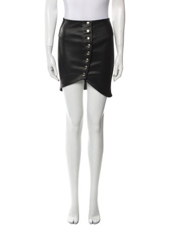 Iro Leather Mini Skirt