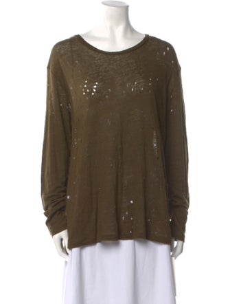 Iro Scoop Neck Long Sleeve T-Shirt