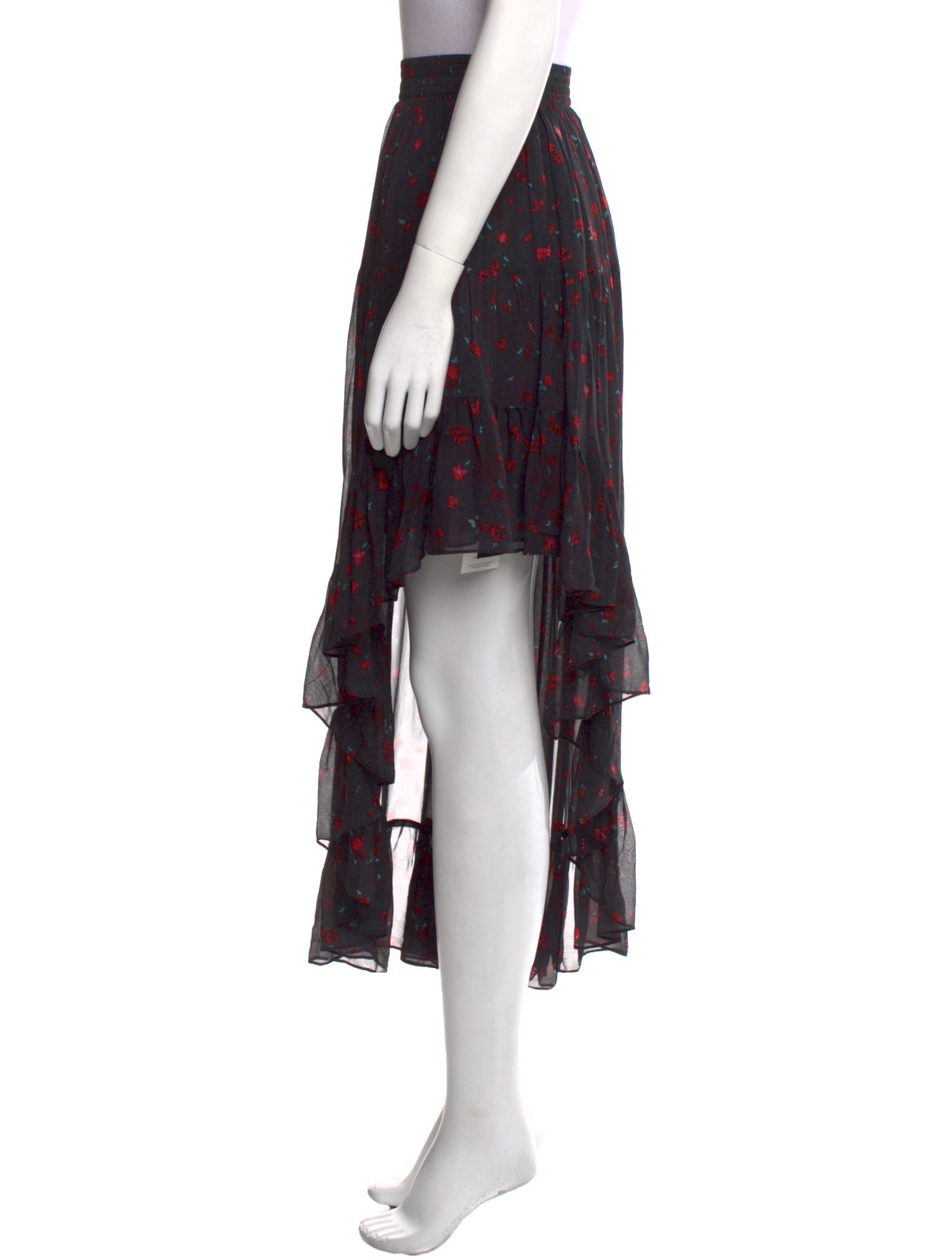 Iro Floral Print Midi Length Skirt