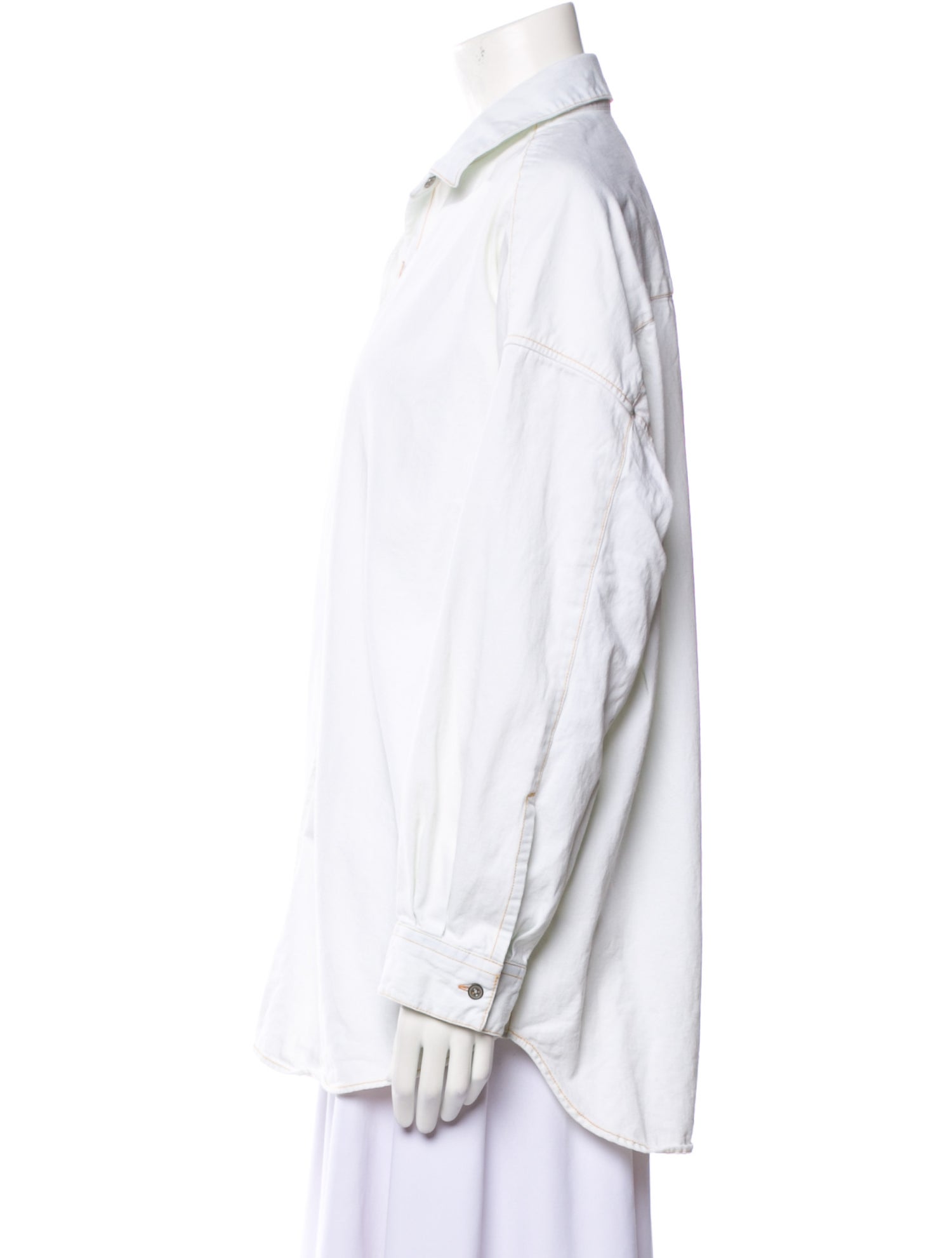 Iro Long Sleeve Button-Up Top