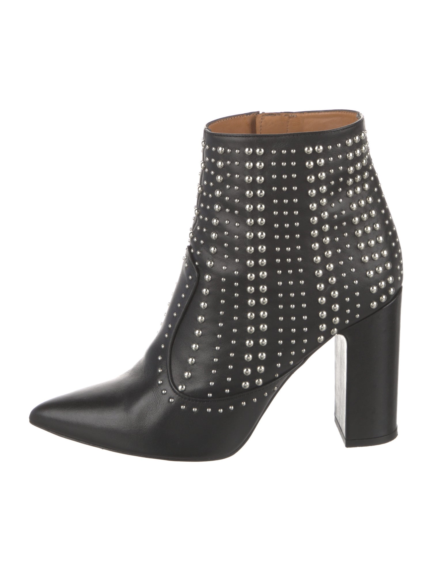 Iro Leather Studded Accents Boots