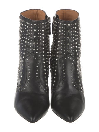 Iro Leather Studded Accents Boots