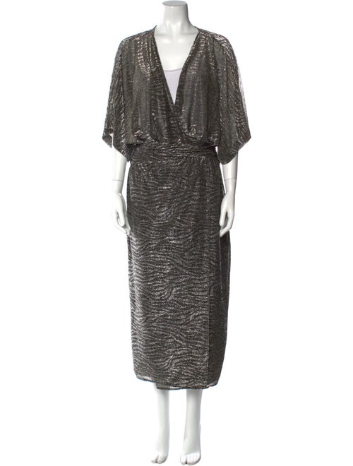 Iro Plunge Neckline Long Dress