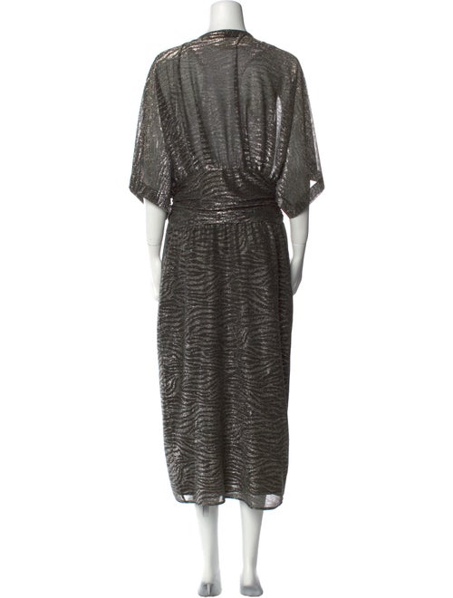 Iro Plunge Neckline Long Dress