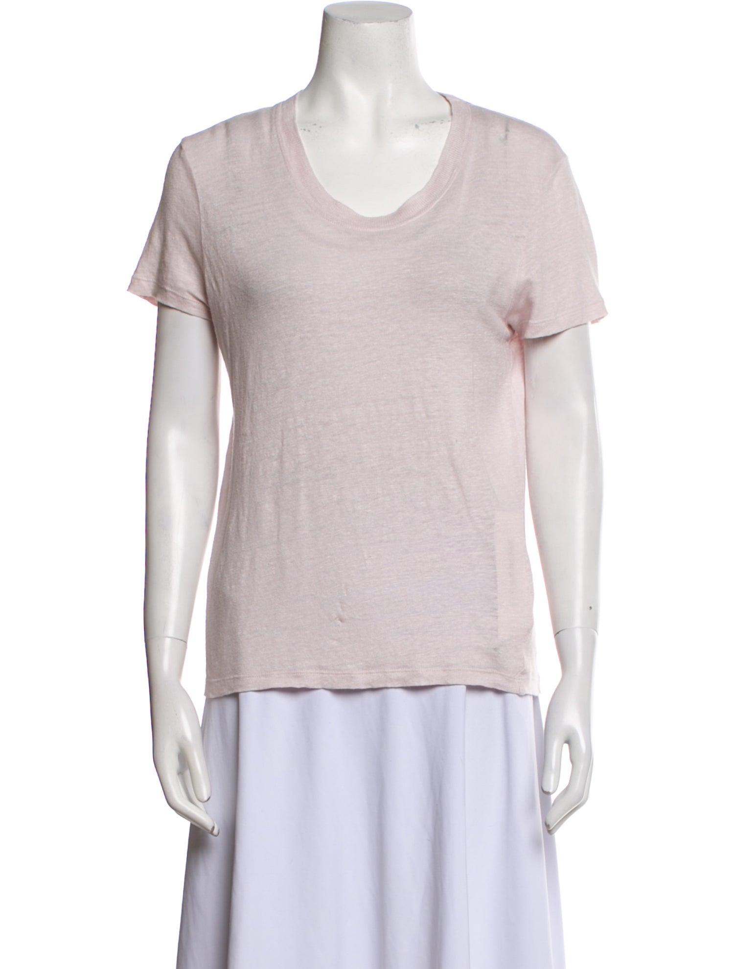 Iro Linen Scoop Neck T-Shirt