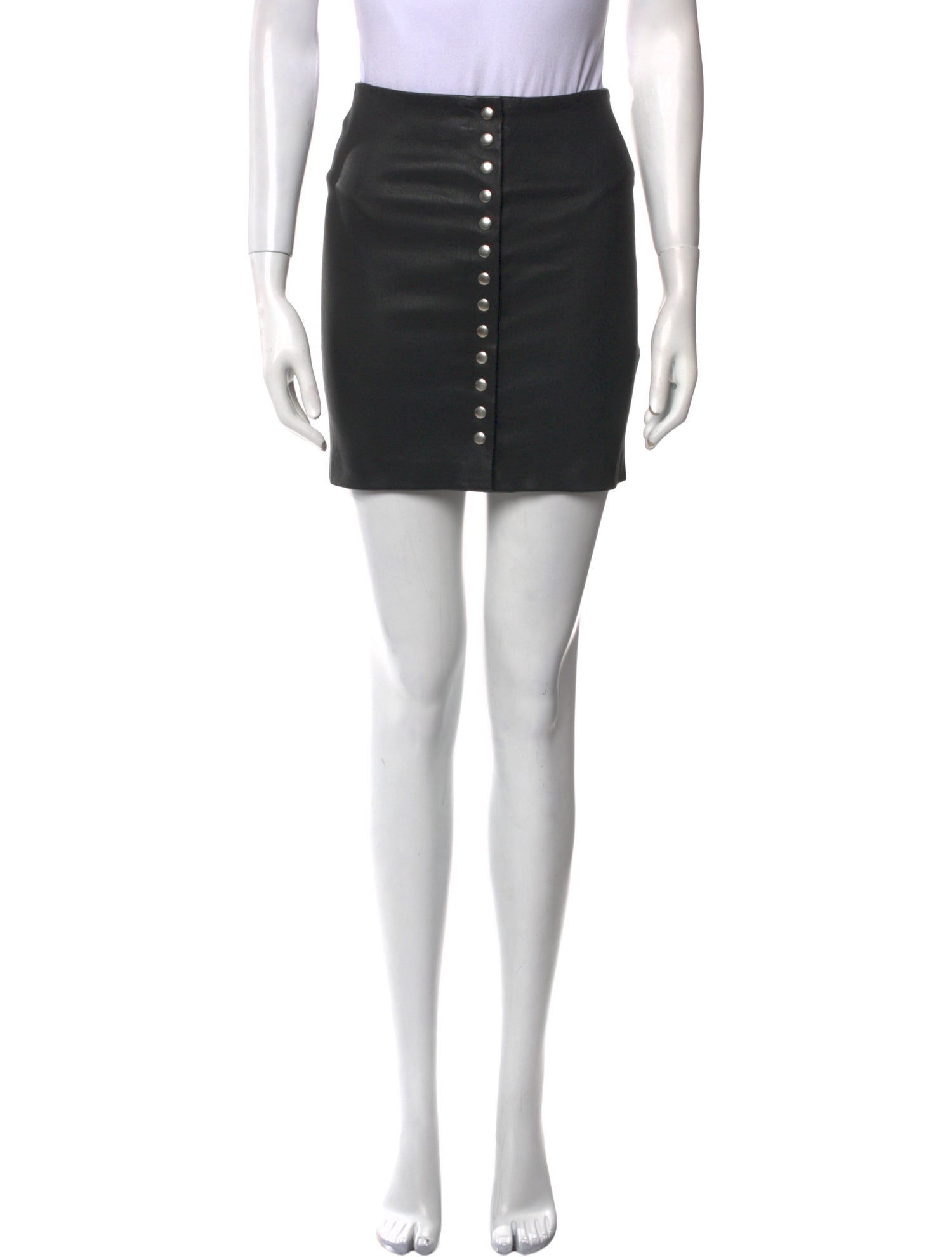 Iro Leather Mini Skirt