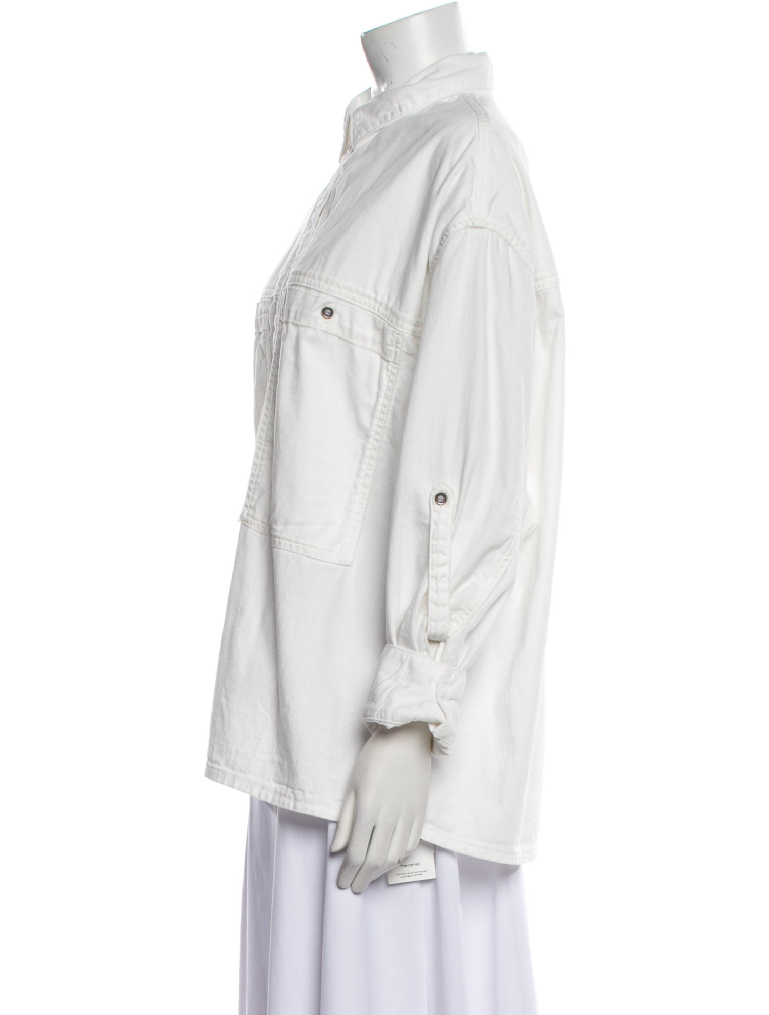 Iro Long Sleeve Button-Up Top