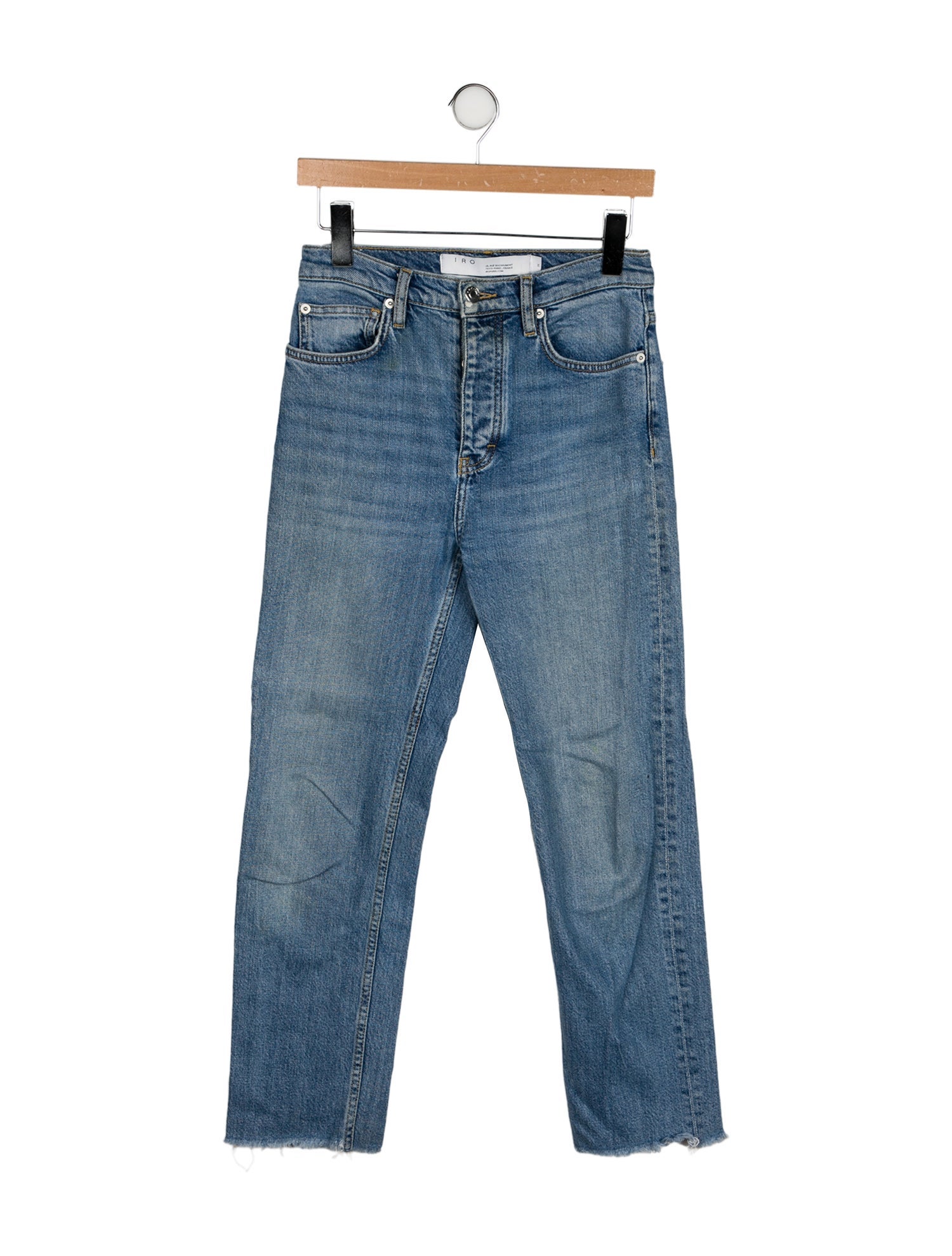 Iro Mid-Rise Straight Leg Jeans